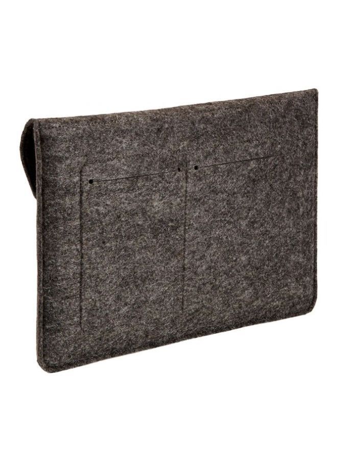 NIBEMINENT Protective Sleeve For 12/12.9-Inch Apple MacBook Surface Pro (2017) Laptop/12.9-Inch iPad 4/3/12-Inch Google Chromebook Laptop Black - Image 2