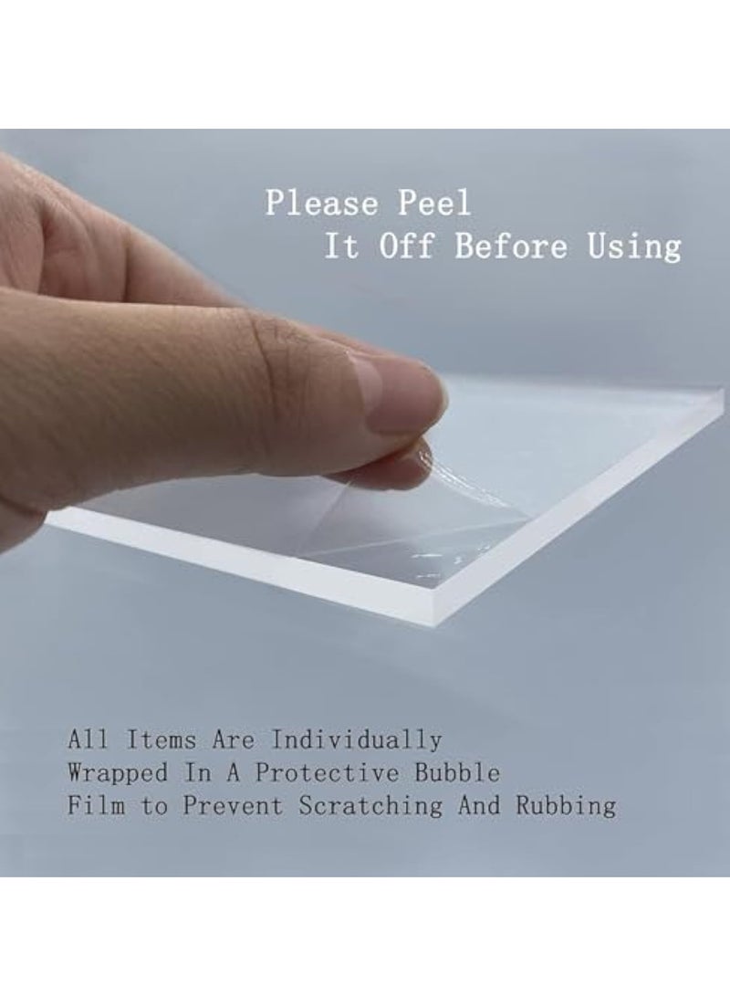 Captaintech Clear Acrylic Riser Display Stand, 4 Tier Organizer Shelf for Figures, Toys, Jewelry, Cupcakes, Desserts, Perfume, Nail Polish - Retail Riser - Image 3