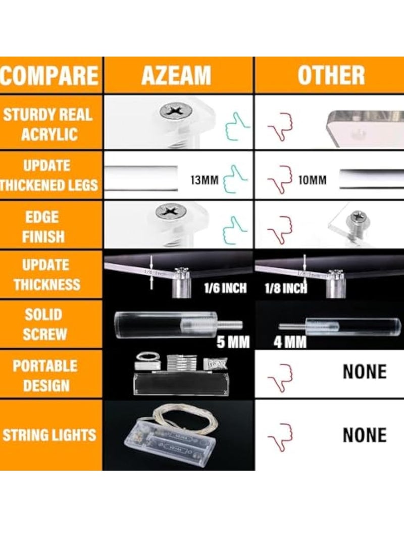 Captaintech Clear Acrylic Riser Display Stand, 4 Tier Organizer Shelf for Figures, Toys, Jewelry, Cupcakes, Desserts, Perfume, Nail Polish - Retail Riser - Image 2