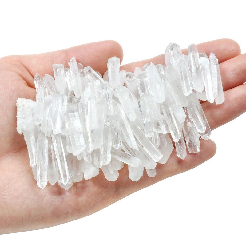 Top Plaza Top Plaza 044lb Clear Quartz Crystal Bulk Irregular Shape Rough Crystal Stones Points 039118 Raw Natural Gemstones for Meditation Yoga Reiki Balancing 