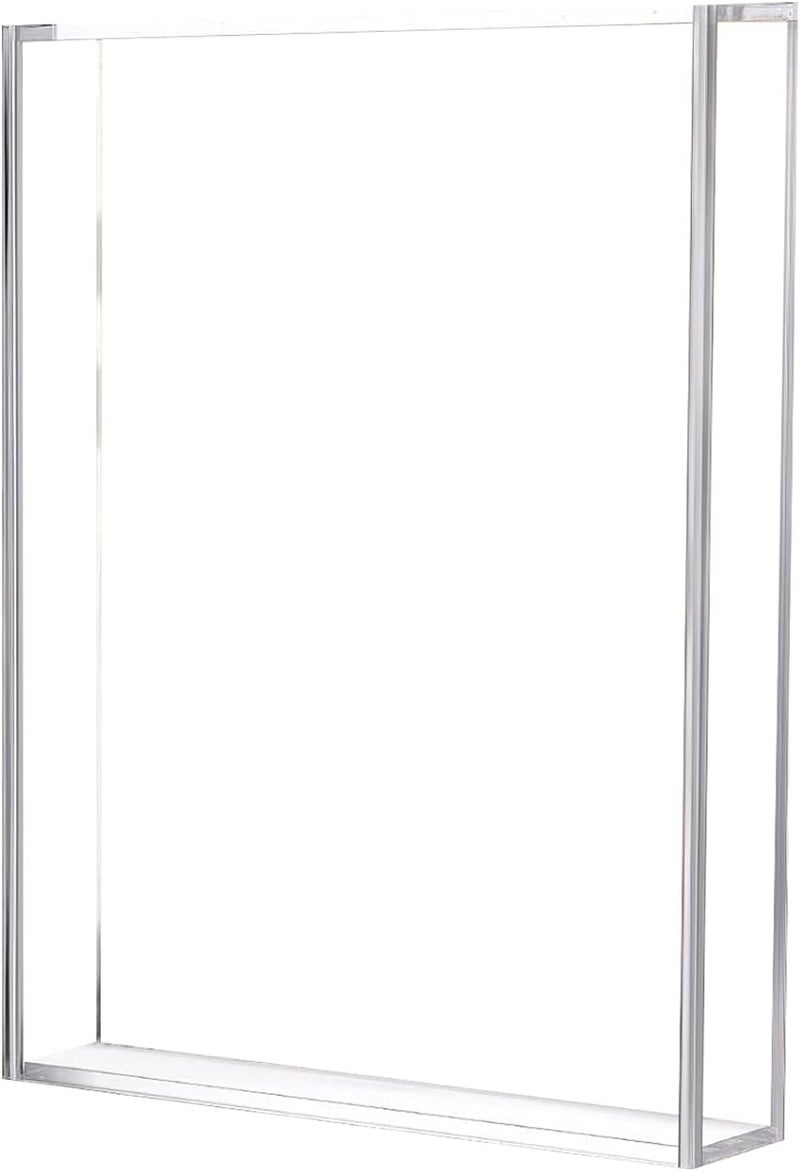 Clear Memory Box - Picture Frame Display | Clear Picture Frame Display Storage Box For Photos Tickets Postcards Souvenirs Specimens Tabletop Holder For Home Office Decor - Image 1