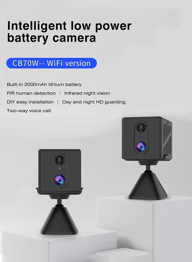 Vstarcam 3MP with 128 TF Card Mini Camera Human Detection WiFi Camera Built-In 2000mAh Battery Security Surveillance Camcorder Video Recorder - Image 2