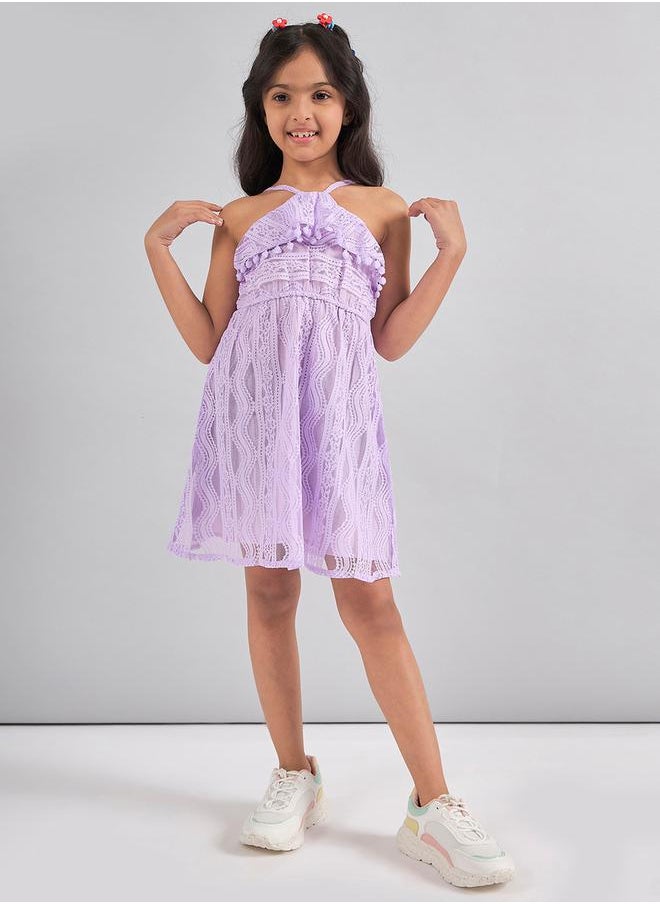 Stylo Bug Lace Halter Dress  - Image 1