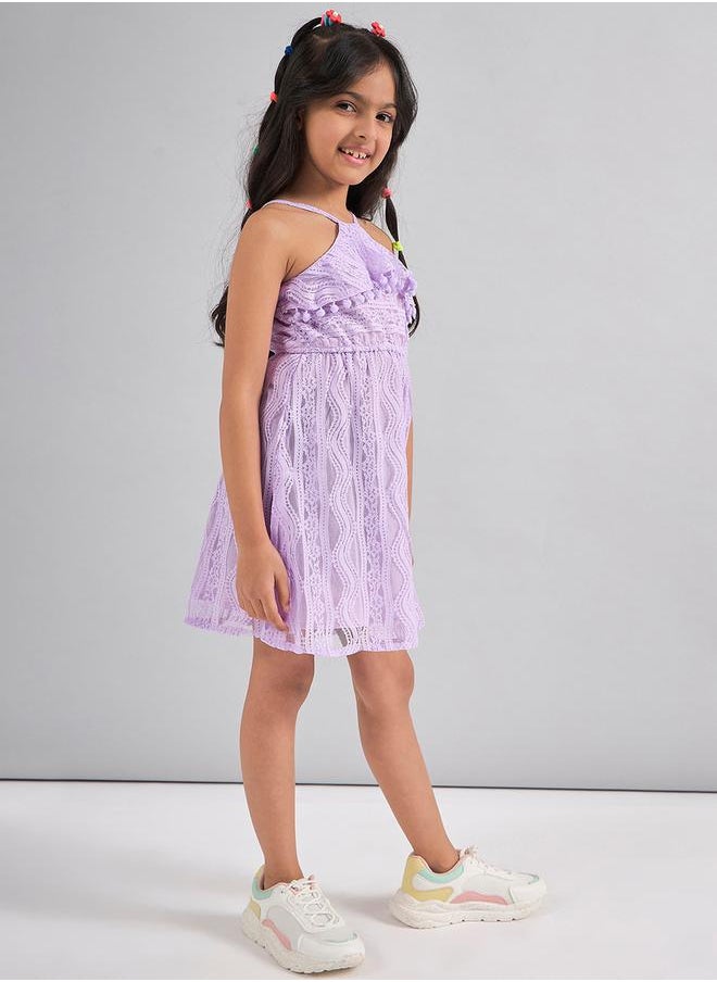 Stylo Bug Lace Halter Dress  - Image 4