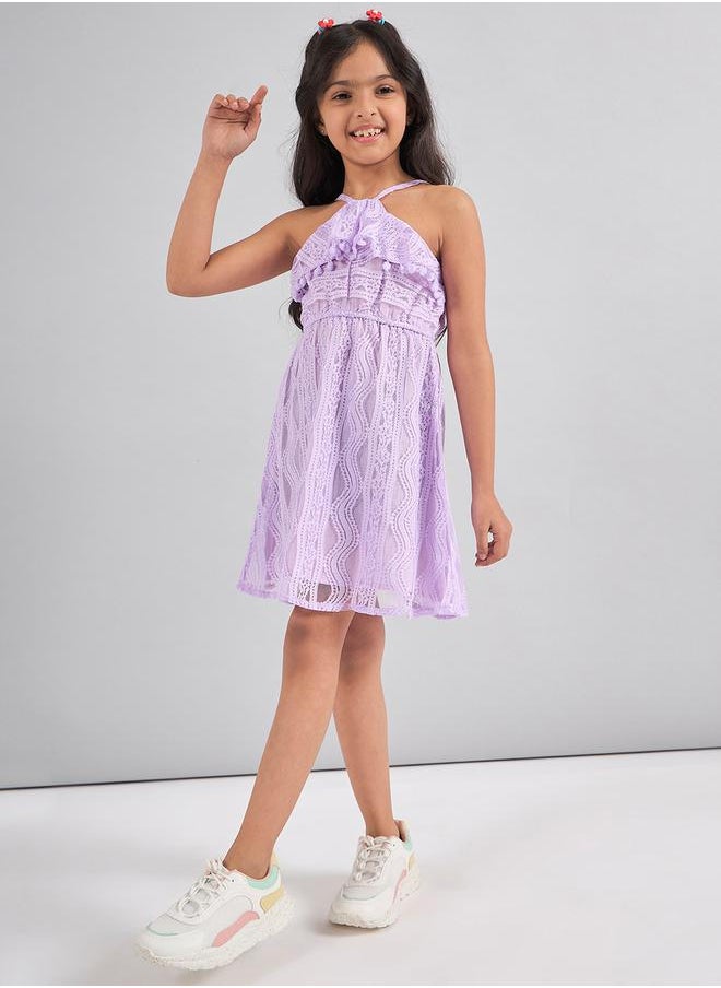 Stylo Bug Lace Halter Dress  - Image 2