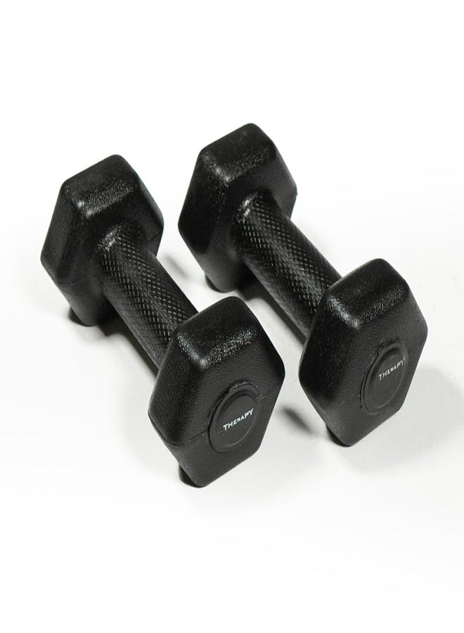 Therapy Fitness PVC Hex Dumbbells - PAIR - 1KG - Image 1