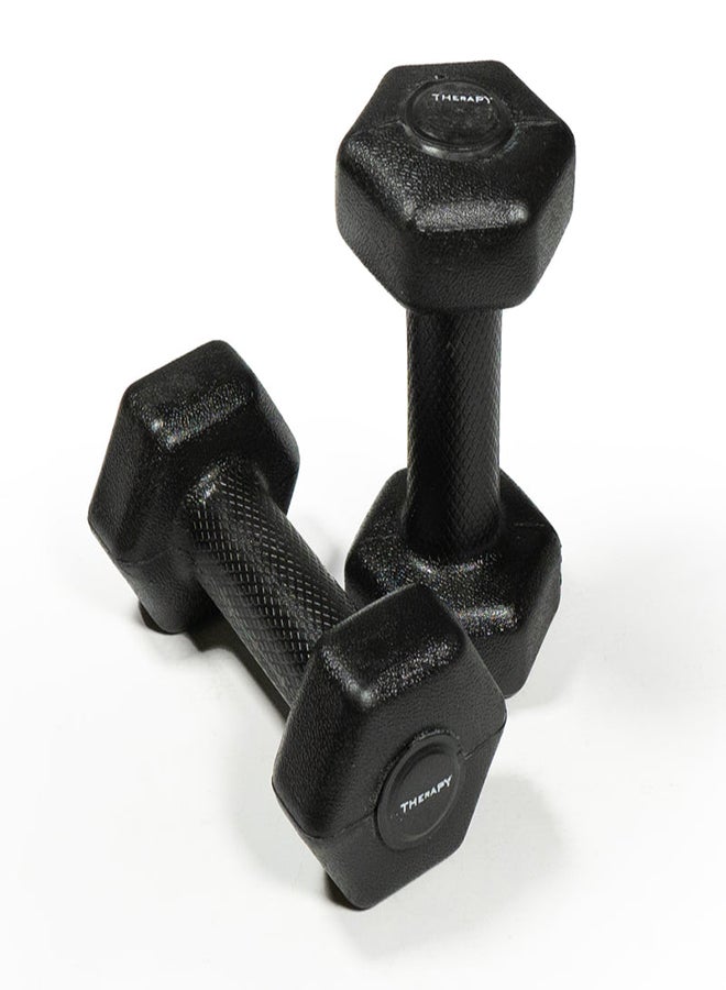 Therapy Fitness PVC Hex Dumbbells - PAIR - 1KG - Image 3