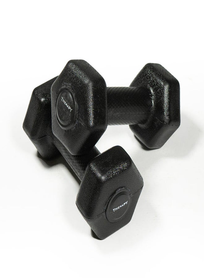 Therapy Fitness PVC Hex Dumbbells - PAIR - 1KG - Image 2