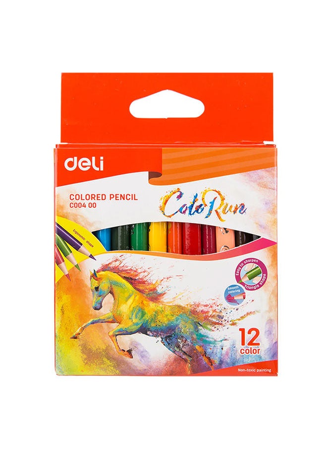 Deli 12 Colored Pencil Pre-Sharpened 