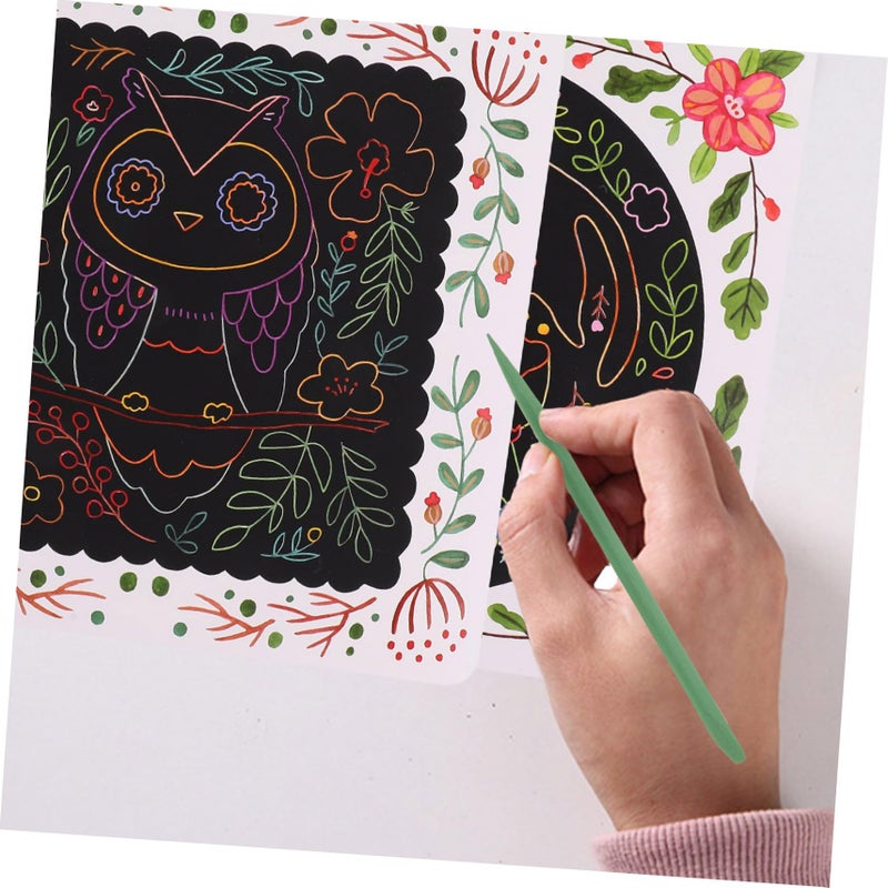 100 حزمة أقلام ستايلوس للخدش للرسم أدوات وفنون DIY والعصي - Image 5