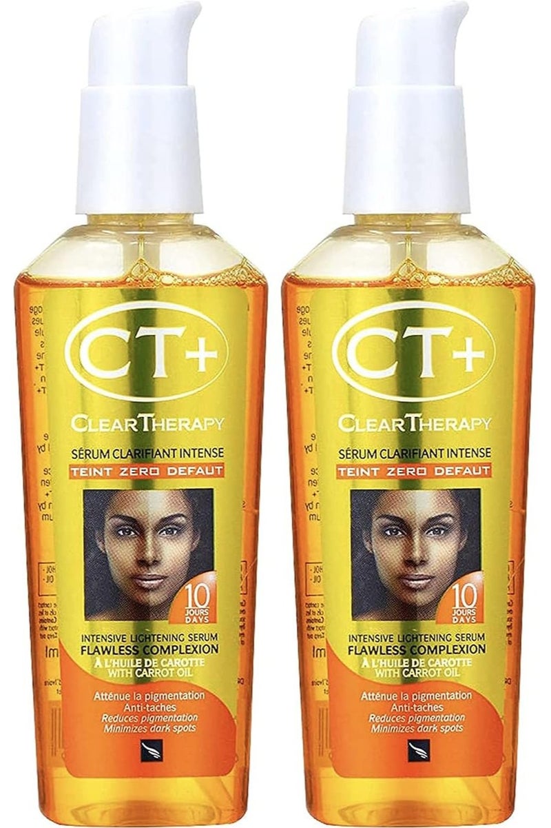 CT+ Clear Therapy Intensive Lightening Serum with Carrot Oil – Flawless Complexion 2PC