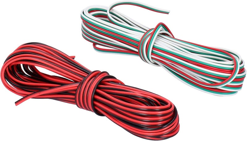 GLOGLOW RGB Extension Wire, Novelty Lighting 10m RGB Strip Cable for 2Pin and 3Pin LED Lighting Applications Extension Wire, Pure Copper Construction, Nan Supplies - Image 2