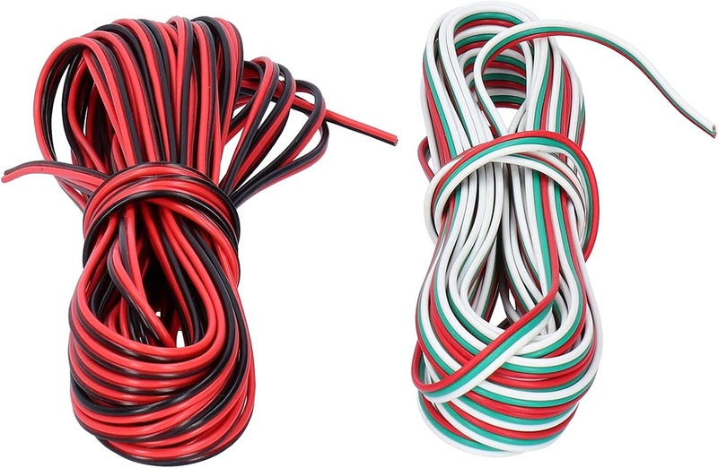 GLOGLOW RGB Extension Wire, Novelty Lighting 10m RGB Strip Cable for 2Pin and 3Pin LED Lighting Applications Extension Wire, Pure Copper Construction, Nan Supplies - Image 5