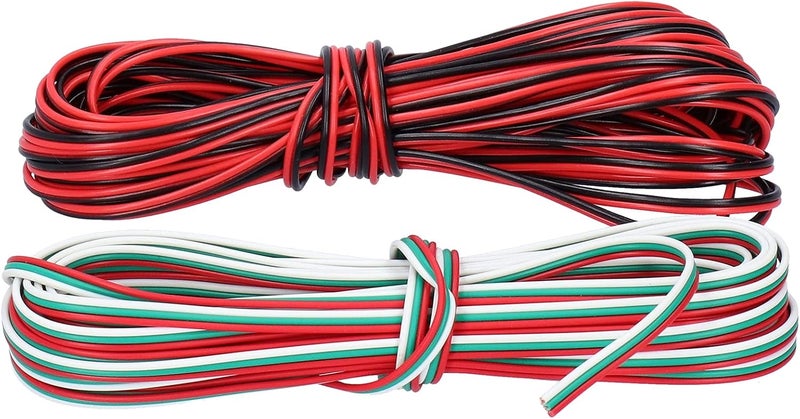 GLOGLOW RGB Extension Wire, Novelty Lighting 10m RGB Strip Cable for 2Pin and 3Pin LED Lighting Applications Extension Wire, Pure Copper Construction, Nan Supplies - Image 3