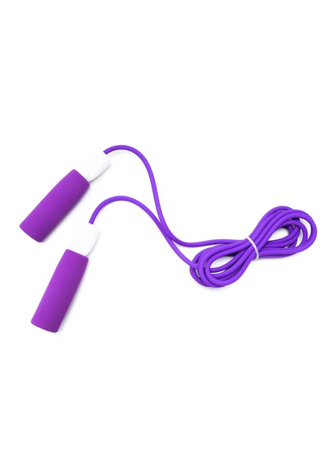 German Technology Tangle Free Skipping Rope with Compact Design | Purple | Material : Rubber and Foam | Speed Rope is Ideal for Speed Jumping, Boxing, Cardio Endurance for Men and Women