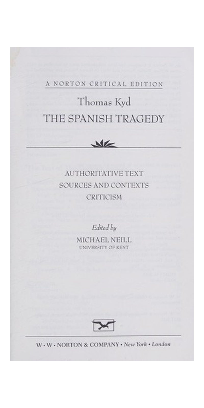 Spanish Tragedy