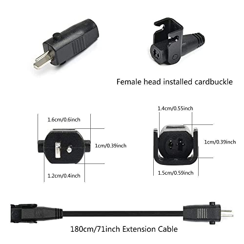CUGLB 6 Feet Extension Cord for Lift Chair or Power Recliner, Replacement Power Supply Cable for Okin Limoss Lazboy Pride Catnapper - Image 3