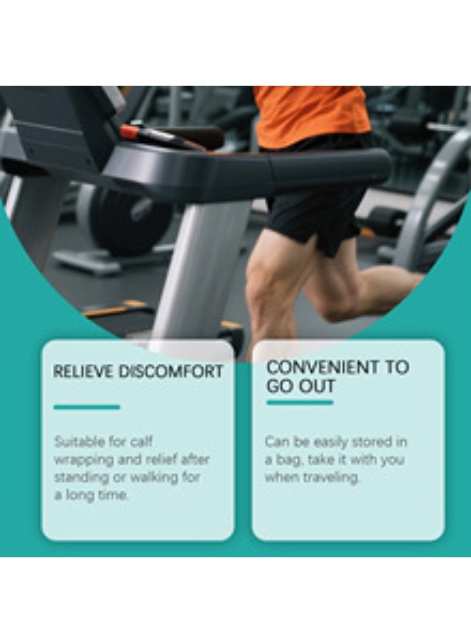 HOUKEA calf care bandage, daily care for the legs, gentle nourishment, breathable, portable bandage for travel - Image 2