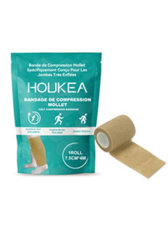 HOUKEA calf care bandage, daily care for the legs, gentle nourishment, breathable, portable bandage for travel - Image 5