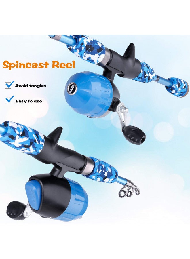 ODDSPRO Kids Fishing Pole - Kids Fishing Starter Kit - with Tackle Box, Reel, Practice Plug, Beginner's Guide and Travel Bag for Boys, Girls - Image 3