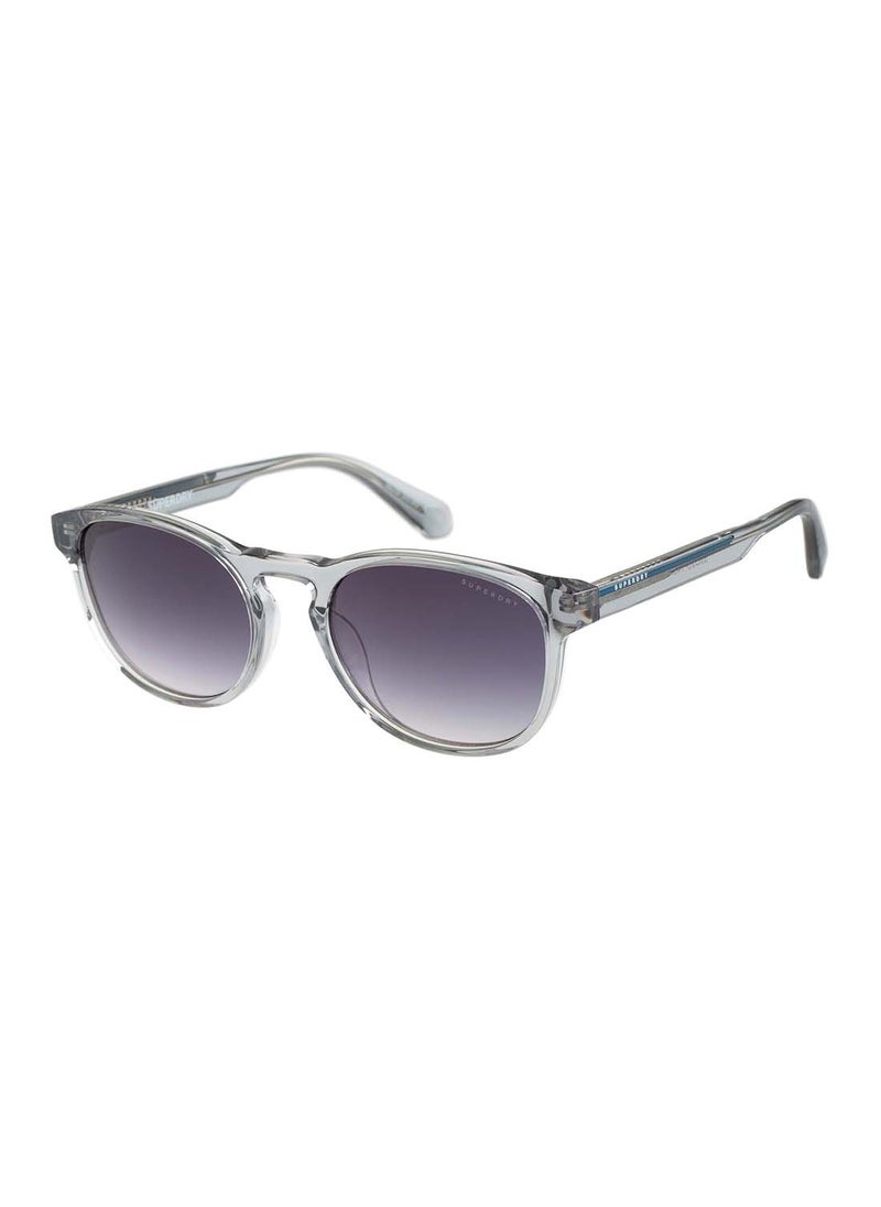 Superdry 5030 Full-Rim Round UV Protection Sunglasses - Grey  - Image 1