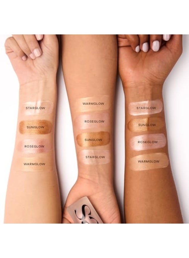 سايي ساي ميني جلووي سوبر جل خفيف الميزات - مضيء + برايمر مكياج للبشرة المتألقة - غني بفيتامين سي + زيت سكوالان المرطب - يمكن استخدامه بمفرده أو تحت المكياج - ستار جلو (0.5 أوقية) - Image 5