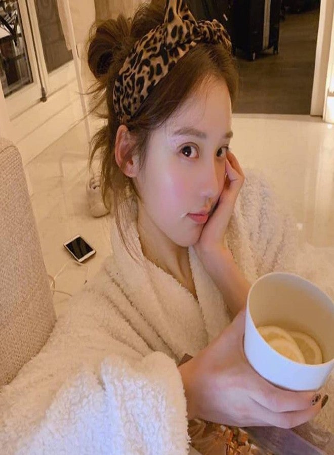 YangQian Leopard Bowknot Headbands - Boho Knot Hair Hoops for Women, No Slip Fashion Head Bands for Birthday, Christmas Gifts - Image 3