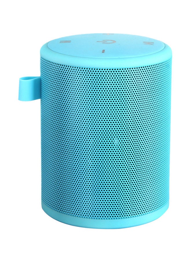 NIBEMINENT - Mini Waterproof Wireless Bluetooth Speaker With Mic And TF Card Blue - Image 1