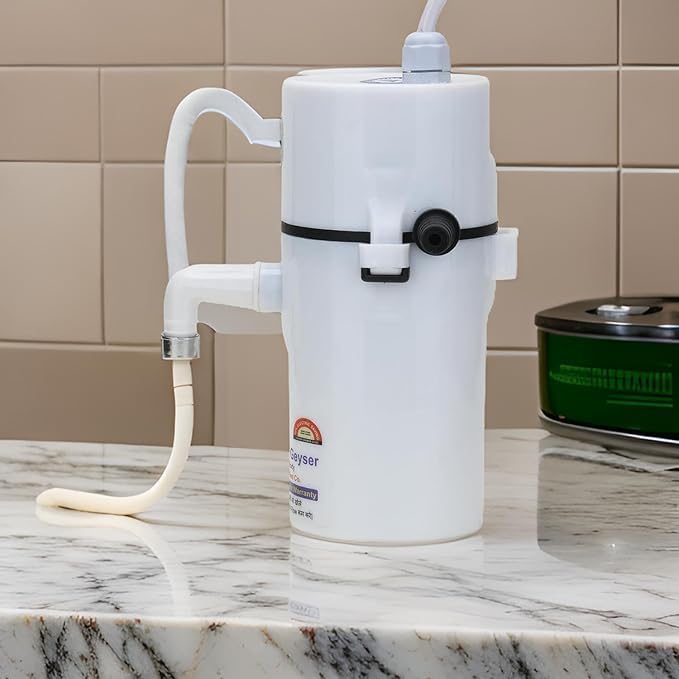 Drumstone 𝐖𝐢𝐧𝐭𝐞𝐫 𝐎𝐟𝐟𝐞𝐫 𝟏𝟐 𝐘𝐞𝐚𝐫𝐬 𝐖𝐚𝐫𝐫𝐚𝐧𝐭𝐲 Auto Cut Off Portable Instant Water Heater/Geyser for Kitchen, Bathroom, Office, Restaurants, Labs, Clinics, Saloon, Beauty Parlor - Image 4
