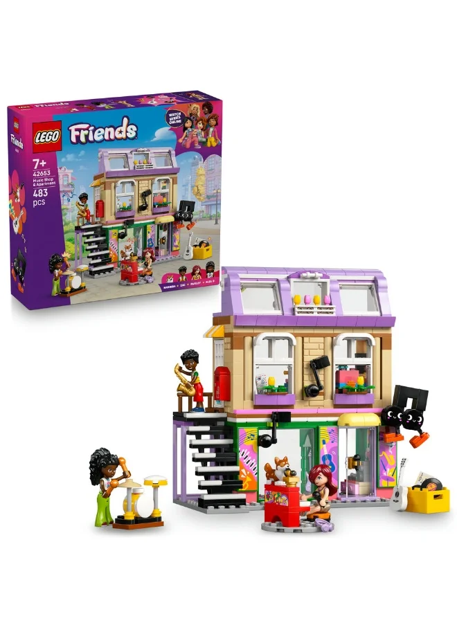 LEGO Lego Friends Music Shop & Apartment 42653 (483) Pieces