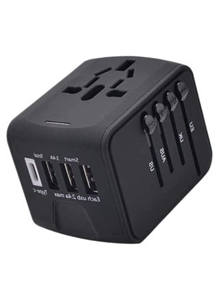 Universal Travel Adapter with 4 Ultra-Fast USB Port and 1 Ultra-Fast USB Type C Port and Power Socket - pzsku/Z6068D092C1078BEA7E81Z/45/_/1739572112/5b7de728-965b-4def-ba02-61611f06ac31