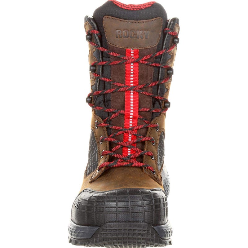 Rocky Work Boots Mens Treadflex 8" Lace Waterproof 13 M Dark Brown RKK0240 - Image 3