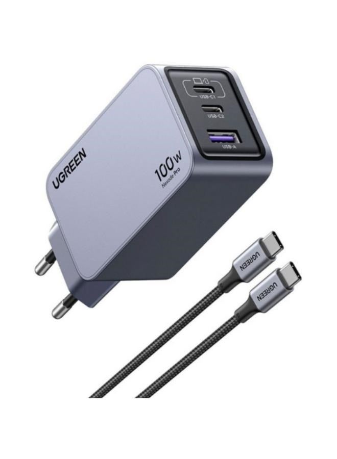 UGREEN Nexode Pro 100W GaN Charger with USB-C Cable
