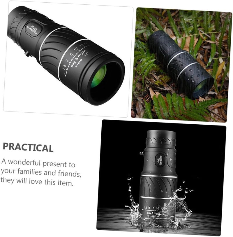 POPETPOP Monocular Telescope High Power Low Light Night Vision Outdoor Viewing for Bird Watching Hiking Camping Astronomy - Image 3