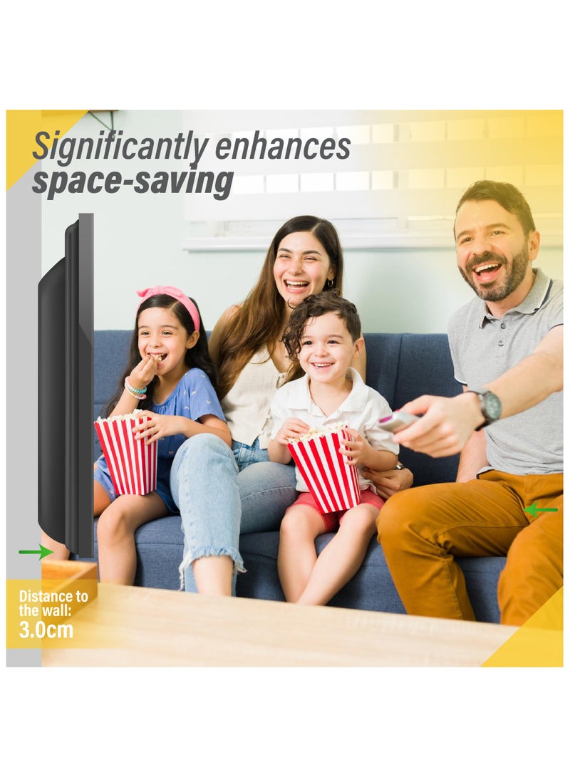 WB West Bayou Fixed TV Wall Mount for Most 37-75 Inch Flat Screen LED, LCD TV Wall Mount TV Bracket up to VESA 600 * 400 MM 60KG (132lbs) - Image 4