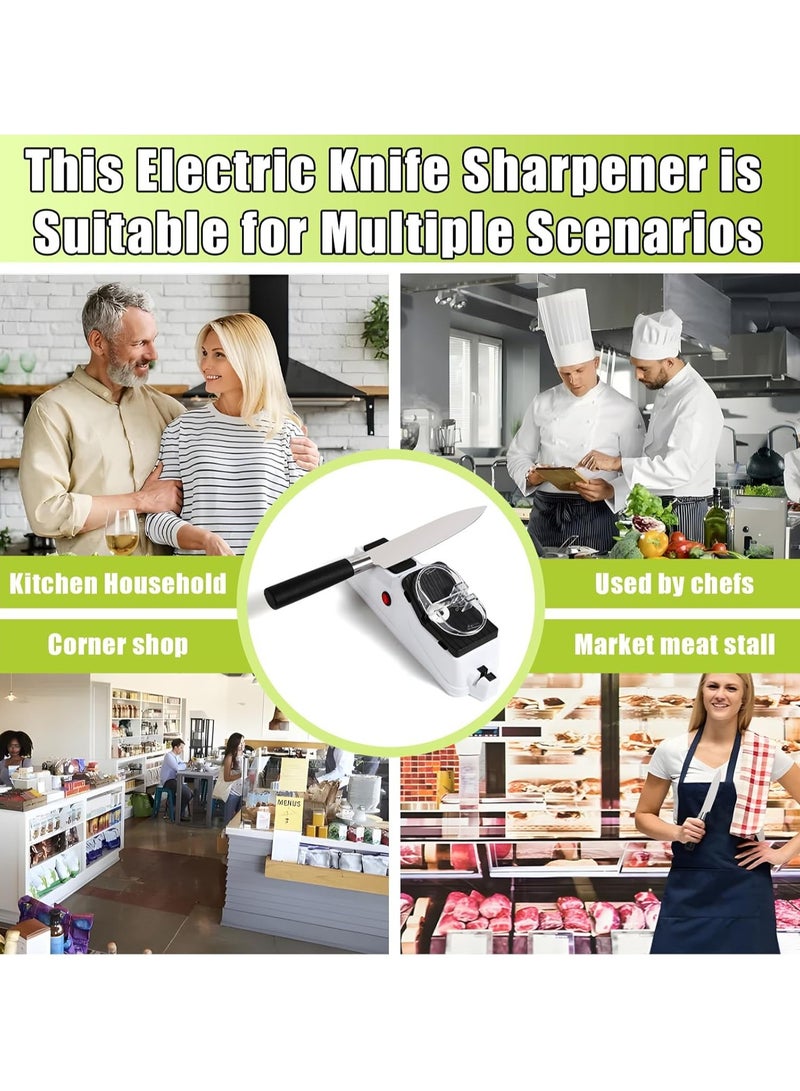 مبراة سكاكين كهربائية فاخرة – أداة متينة وأنيقة تعمل عبر USB لشحذ آمن وفعال  - Image 4