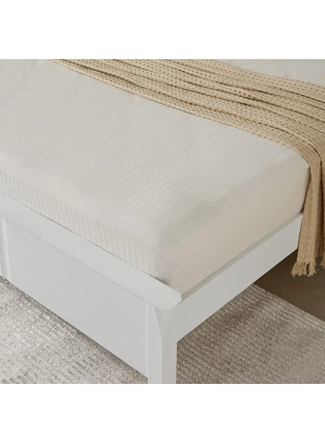 هوم بوكس شرشف سرير هاميلتون مقاس سوبر كينج مخطط ساتان  ×  ×  سم