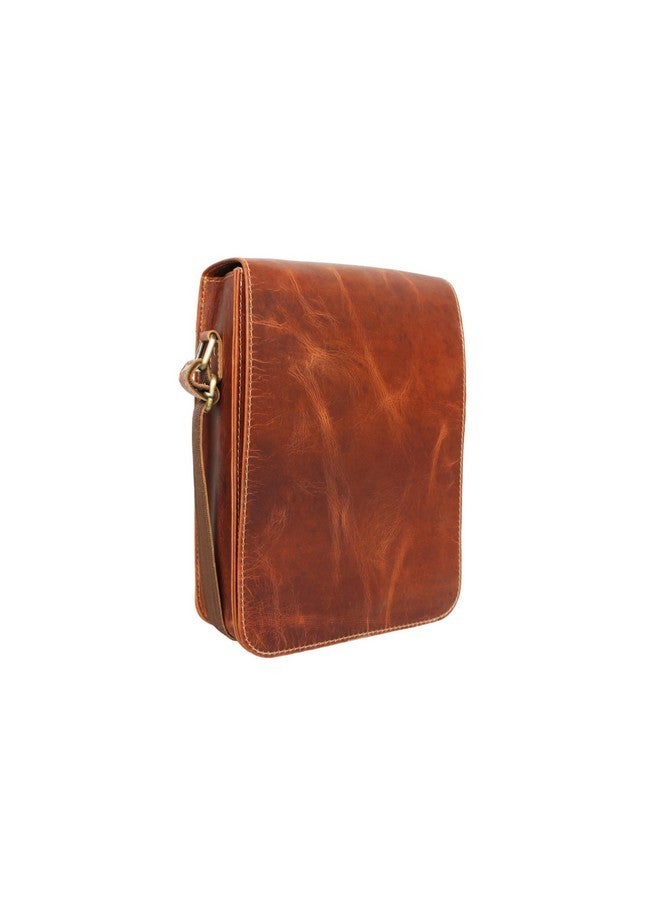 jaald Genuine Men'S Auth Real Leather Vintage Verticle Messenger Satchel Mens Ipad Bag By Jaald - Image 3