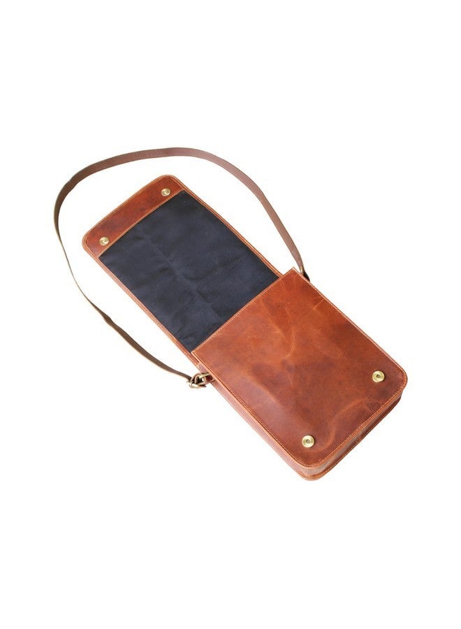 jaald Genuine Men'S Auth Real Leather Vintage Verticle Messenger Satchel Mens Ipad Bag By Jaald - Image 4