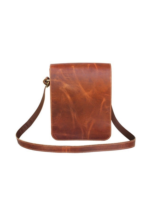 jaald Genuine Men'S Auth Real Leather Vintage Verticle Messenger Satchel Mens Ipad Bag By Jaald - Image 2