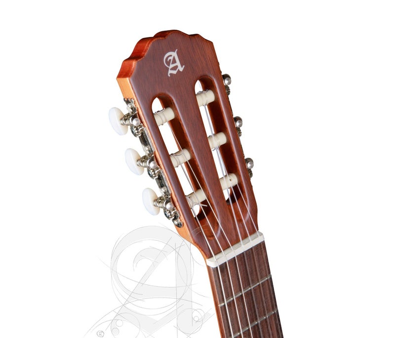 ALHAMBRA غيتار كلاسيكي ألهامبرا 7.150 1C ساتين - أسود - Image 3