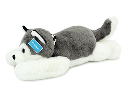 Vintoys Siberian Husky with Scarf Dog Plush Stuffed Cotton Puppy Plush Animals Toy 20 - Image 1