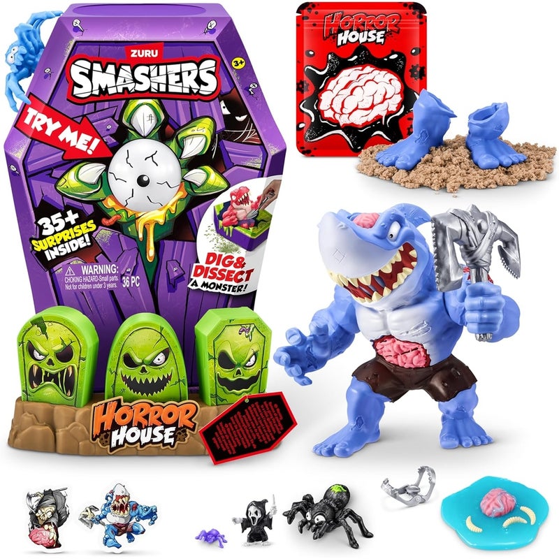Zuru - Smashers Horror House 35 Surprises - Shark - 74124 - Image 1