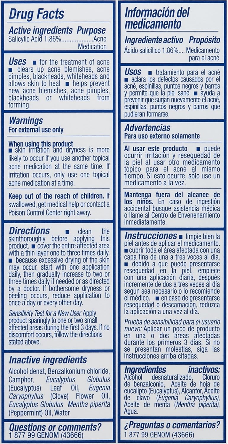 Asepxia Acne Astringent Lotion with 1.86% Salicylic Acid for Effective Treatment of Pimples and Blackheads - 4 oz - Image 4