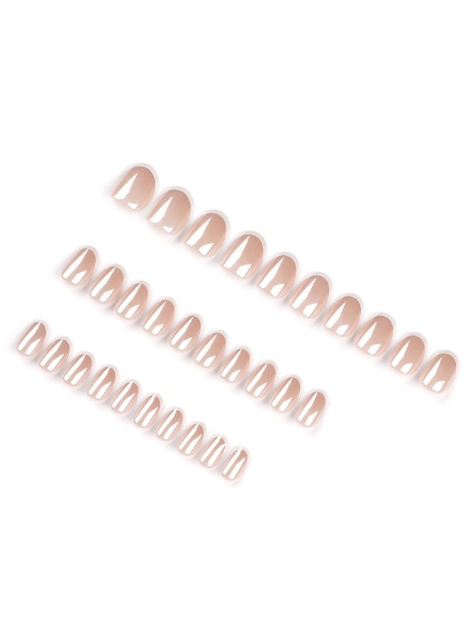 Kanza 24 قطعة أظافر لاصقة، أظافر مزيفة، مجموعة أظافر مزيفة للفتيات والنساء، ملحقات فن الأظافر، أظافر لاصقة مع ملصقات لاصقة للتطبيق السهل، مجموعة أظافر لاصقة - Image 4