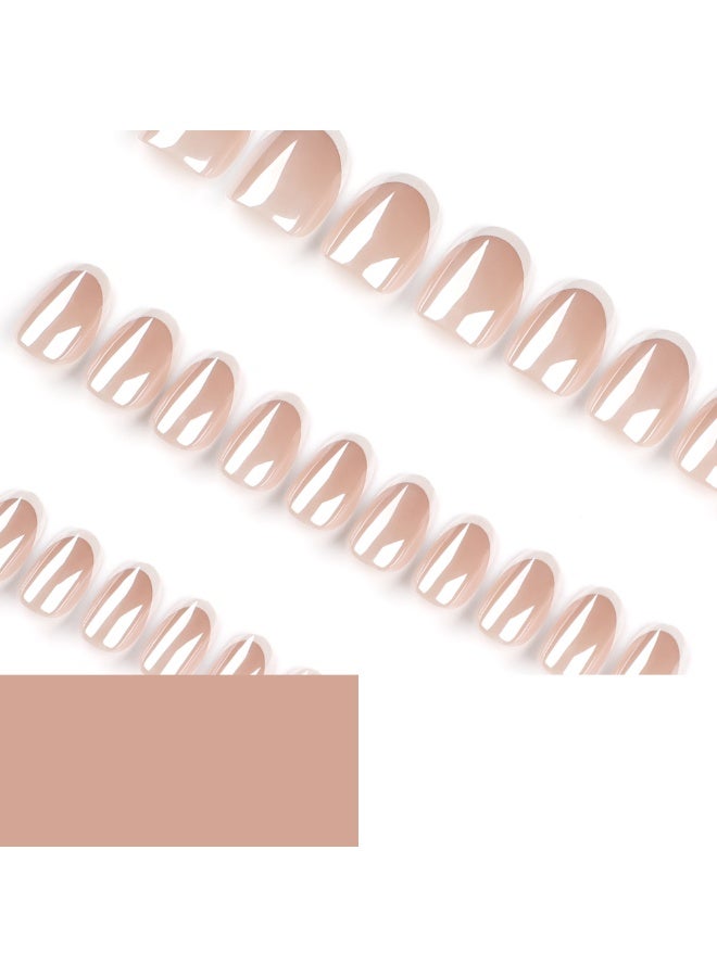 Kanza 24 قطعة أظافر لاصقة، أظافر مزيفة، مجموعة أظافر مزيفة للفتيات والنساء، ملحقات فن الأظافر، أظافر لاصقة مع ملصقات لاصقة للتطبيق السهل، مجموعة أظافر لاصقة - Image 3