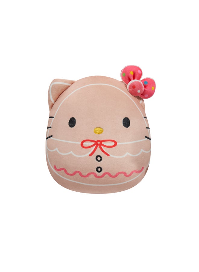 Squishmallows 8 inch Sanrio Hello Kitty Gingerbread , Officially Licensed Kellytoy Plush Toy, Colorful Soft Toy, Gift for Kids, Girls & Boys Washable Squishy Stuff Toy Multicolor All Age  - Image 1