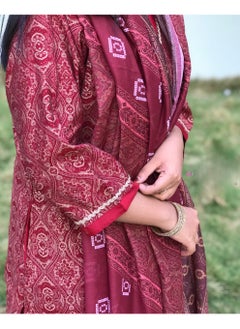 enzo plus Stitched Salwar Kameez with Dupatta  - Image 2