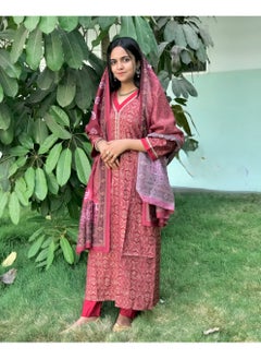 enzo plus Stitched Salwar Kameez with Dupatta  - Image 1