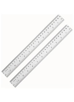 Plastic Ruler 30cm, Clear Ruler,Transparent Ruler 12 inch,Metric Ruler,Ruler 30cm for School,Transparent Straight rulers for Kids,and Office use,Drafting Tools,Measuring Tools,Pack of 2.